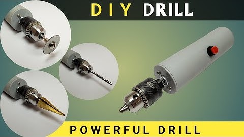 How To Make Drill Machine at home | How to make drill | DC 775 Motor | PVC Pipe | ADVANCE TECHNOLOGY