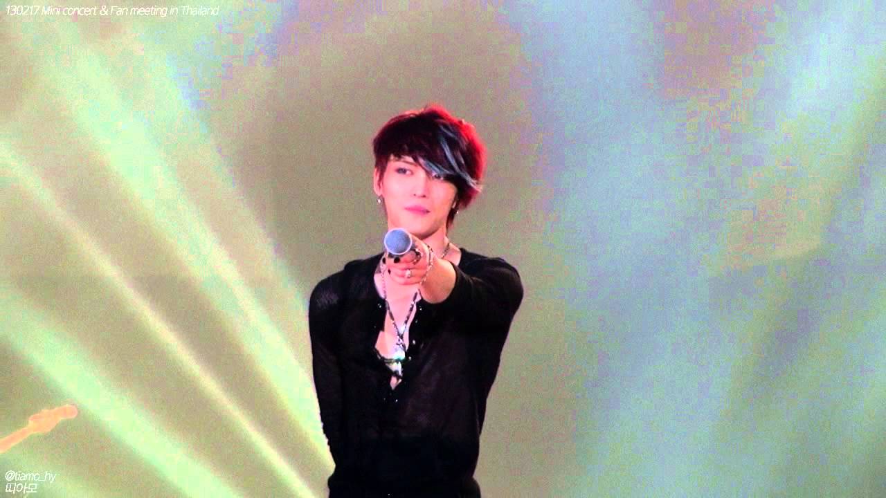 130217 Mini concert&Fanmeeting in Thailand KIM JAEJOONG 지켜줄게 I'll Protect you