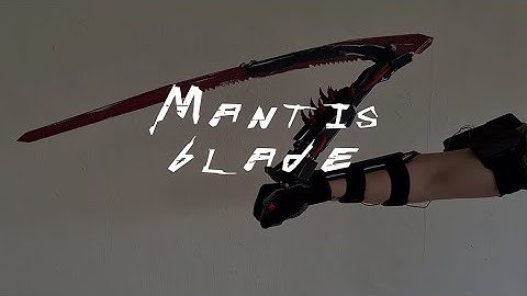 Making of "Mantis Blade" from CyberPunk 2077