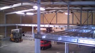 Building a mezzanine floor by Space Solutions