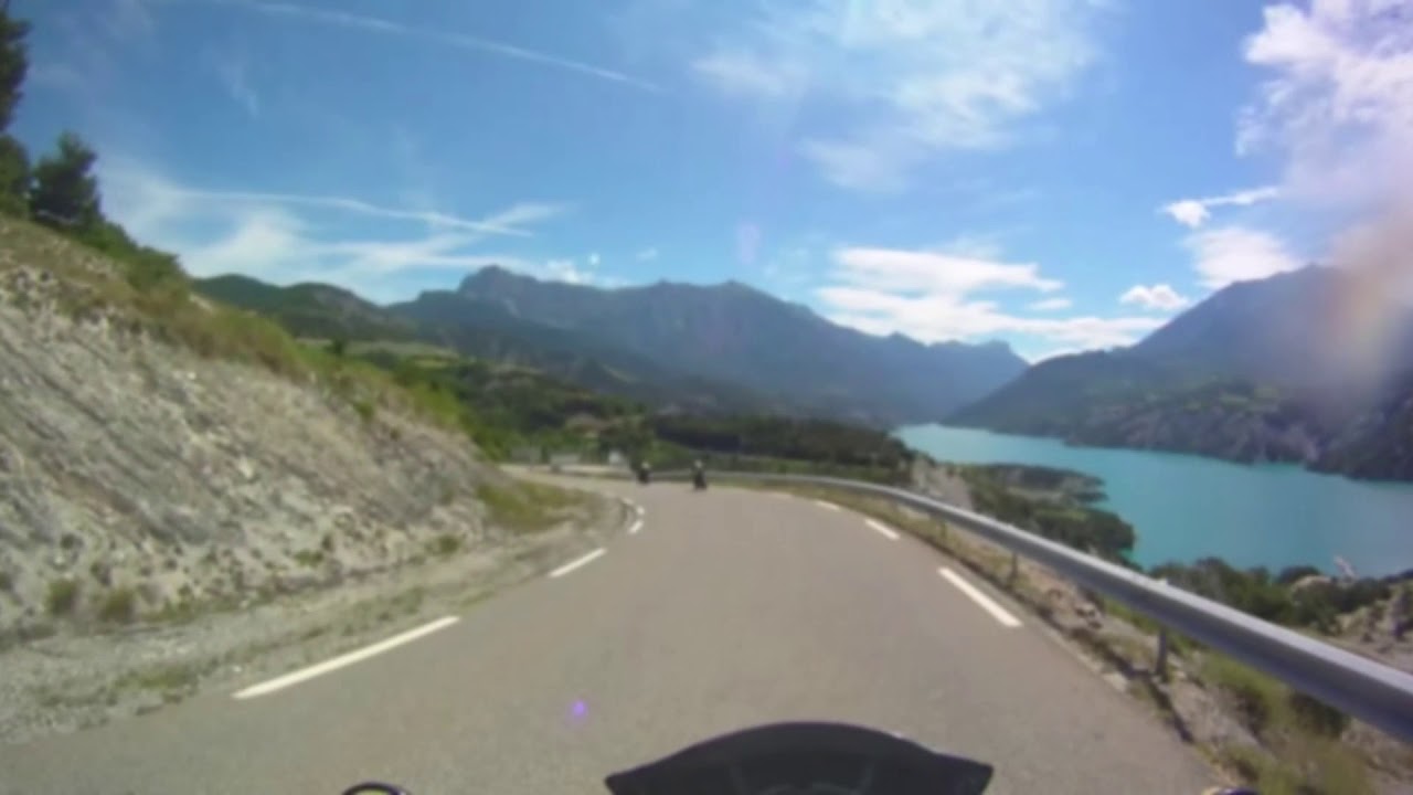 Riding Around Lac de Serre Poncon South Of France