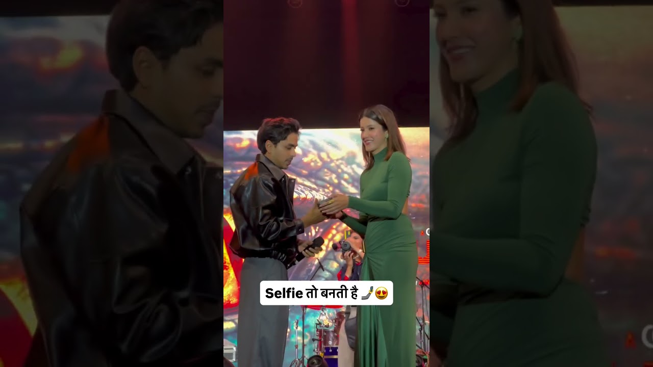 Shanaya Kapoor & Adarsh Gourav spotted at promoting film....   