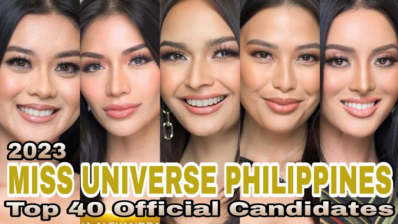 Miss Universe Philippines 2023 Top 18 candidates