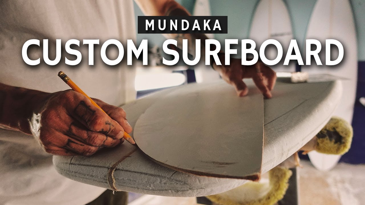 SURFBOARD SHAPING AND GLASSING in MUNDAKA custom howtomake surfboard