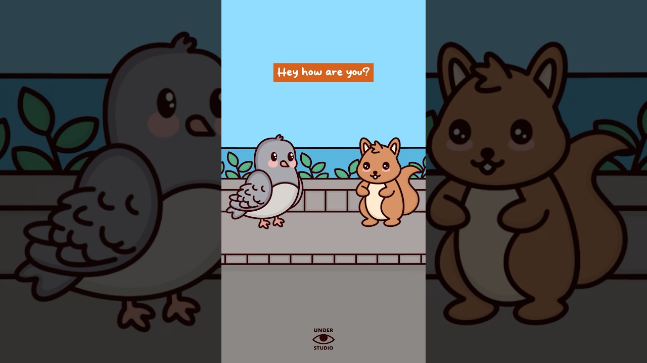 How I’m Feeling 🐦 Birdie & Squirrel | Relatable Animation Meme | Original Audio: @itschrisandalex