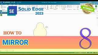 HOW TO MIRROR IN SOLID EDGE || PART 8 