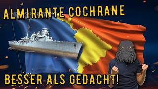 World of Warships Legends - ALMIRANTE COCHRANE - Tier 5 - Besser als gedacht! [deutsch/ gameplay]