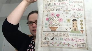 Nicole's Needlework: Episode 7 - More stitching than Knitting (again)