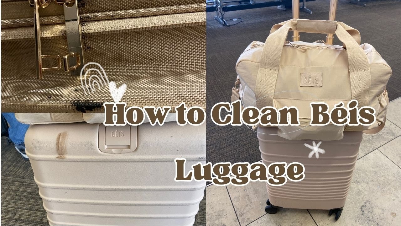 How to Clean Beis Luggage Clean Any Suitcase YouTube