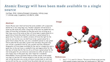 Radio Interview on Nuclear Physics Paper