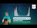 Surat Fathir ayat 19-30 bersama ananda Afra | Murid SD Islam Azhari Lebak Bulus Jakarta