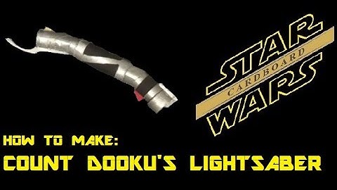 How to Make Count Dooku