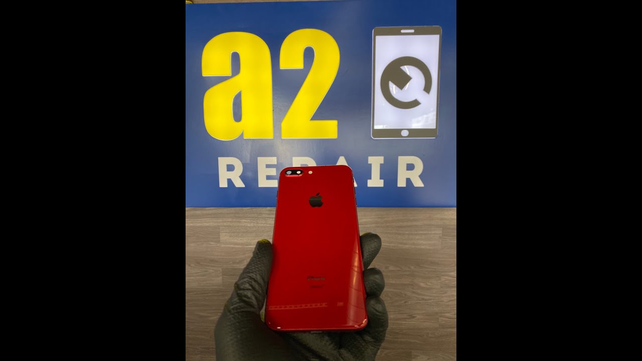 iPhone 8 Plus Back Glass Removal using laser machine