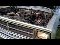 1989 ram cummins cold start and walk around