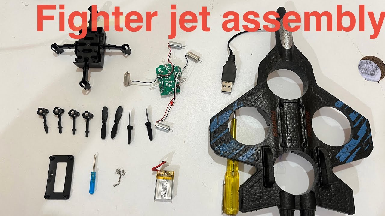 RC Fighter Jet Assembly Step by Step ✈️ | Complete Setup & Installation Guide
