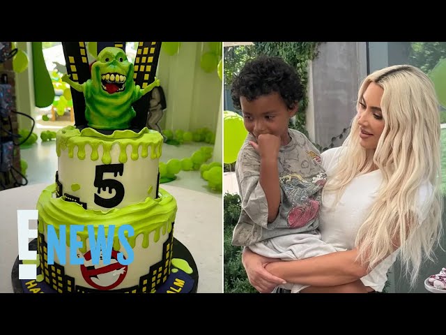 Kim Kardashian Celebrates Son Psalm's 5th Birthday With Ghostbusters Themed Party class=