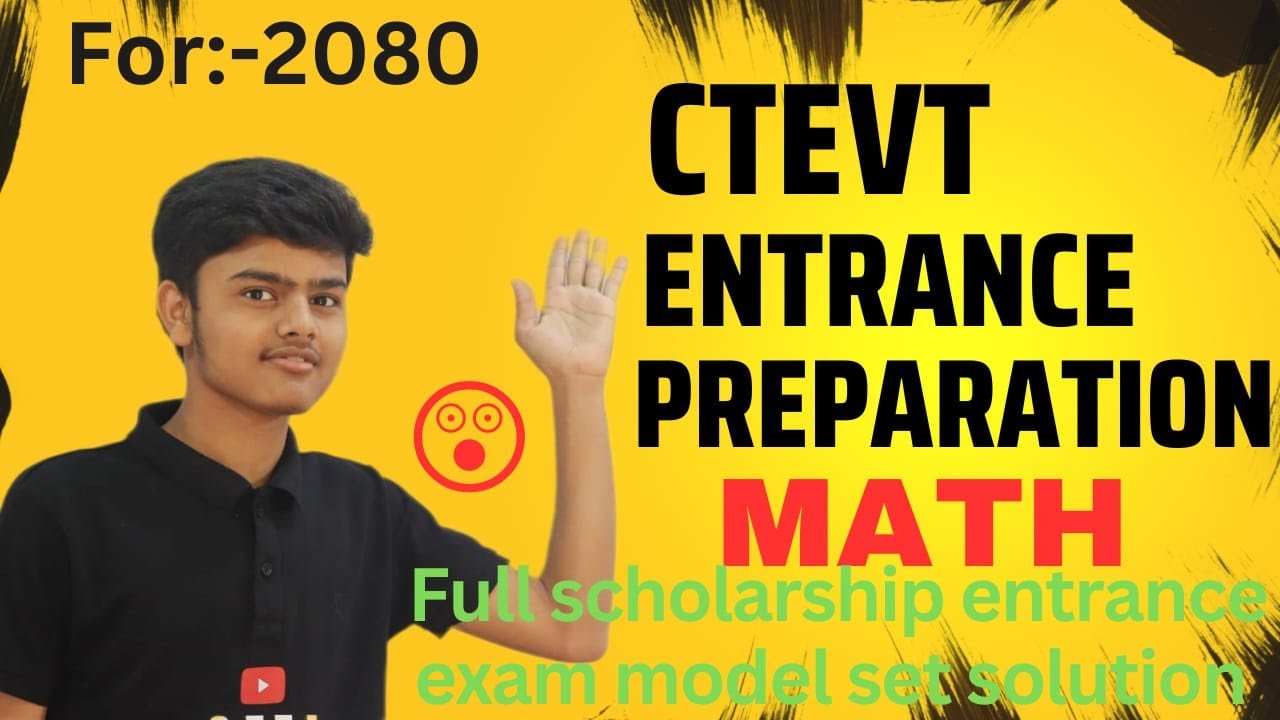 ctevt engineering entrance model question || ctevt entrance preparation math || ctevt entrance