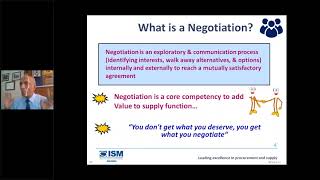 Webinar on Effective Negotiation