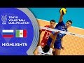 RUSSIA vs. MEXICO - Highlights Men | Volleyball Olympic Qualification 2019