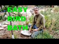 How to Make a Leaf Bird Bath