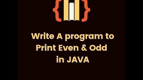 Print Even & Odd || Basic Java Programs||Coding Canva