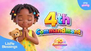 🌈 4th Commandment Song for Kids | Remember the Sabbath |Bible Worship Fun & Learning
