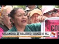 PROTESTAS EN EL IMSS | Trabajadores colapsan vialidades de CDMX por corrupción, amenazas y despidos