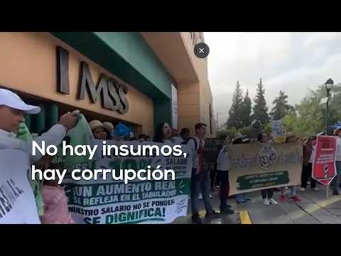 PROTESTS AT IMSS | Workers gridlock Mexico City streets over corruption, threats, and layoffs