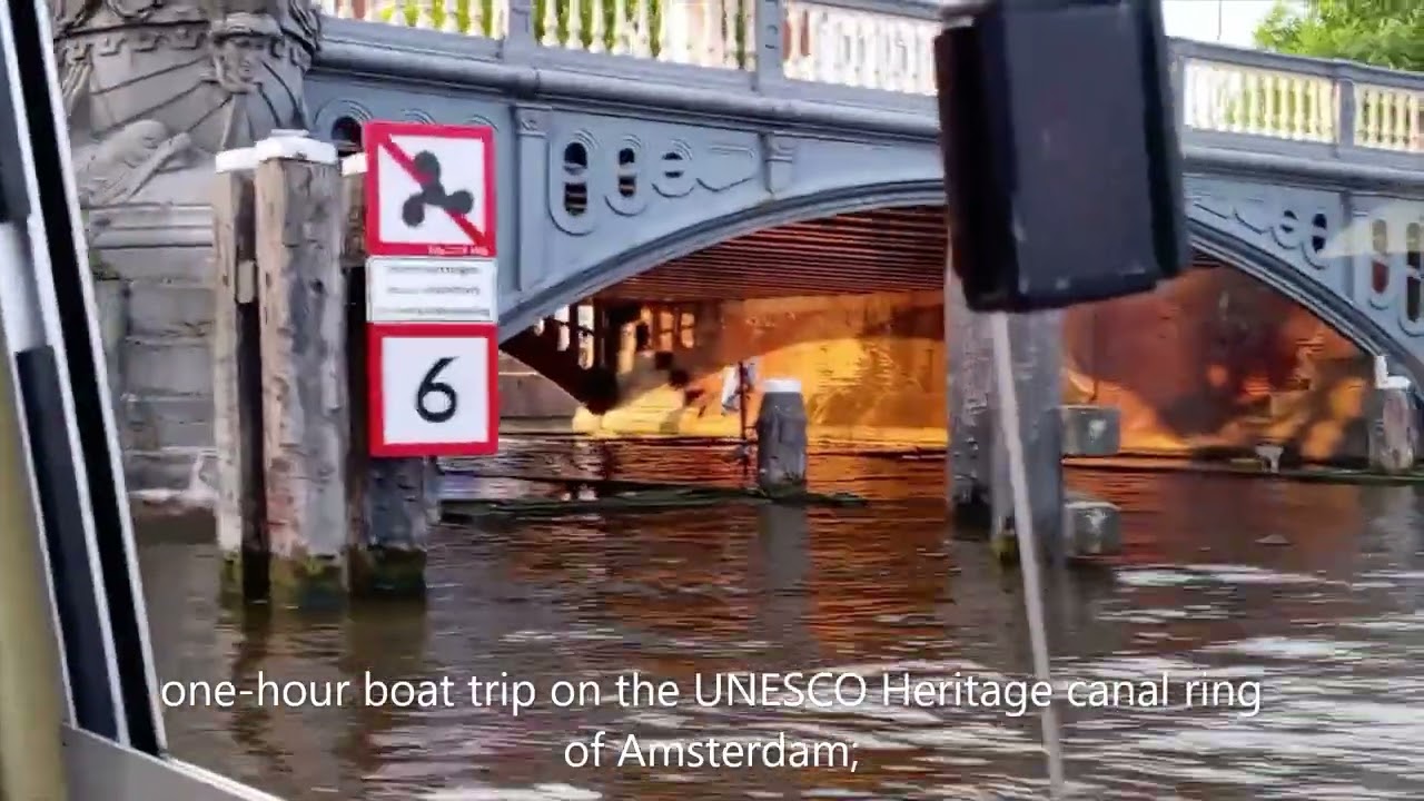 Cruise the Dutch waterways & explore the historic cities of Amsterdam,Amsterdam Netherlands  pt 1