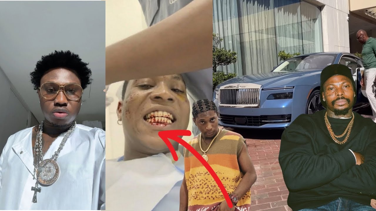 Zlatan Beat Bella Shmurda / Asake rolls royce spectre in Nigeria 