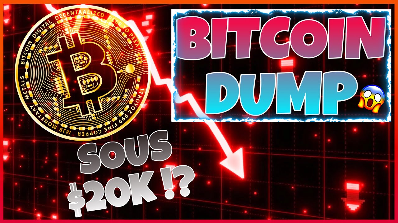 CRYPTO : BITCOIN sous $20,000 ! Ce DUMP est INQUIÉTANT !? ⚠️ Analyse  Cryptomonnaie Ethereum Altcoins