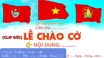 (Bản HD) CỜ BAY, TRỐNG CHÀO CỜ, QUỐC CA - ĐỘI CA (BEAT-KO LỜI) CHUẨN LỄ CHÀO CỜ ĐỘI TNTP HỒ CHÍ MINH