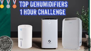 Top 3 Dehumidifiers 1 hour Test  Side By Side Real Life Test