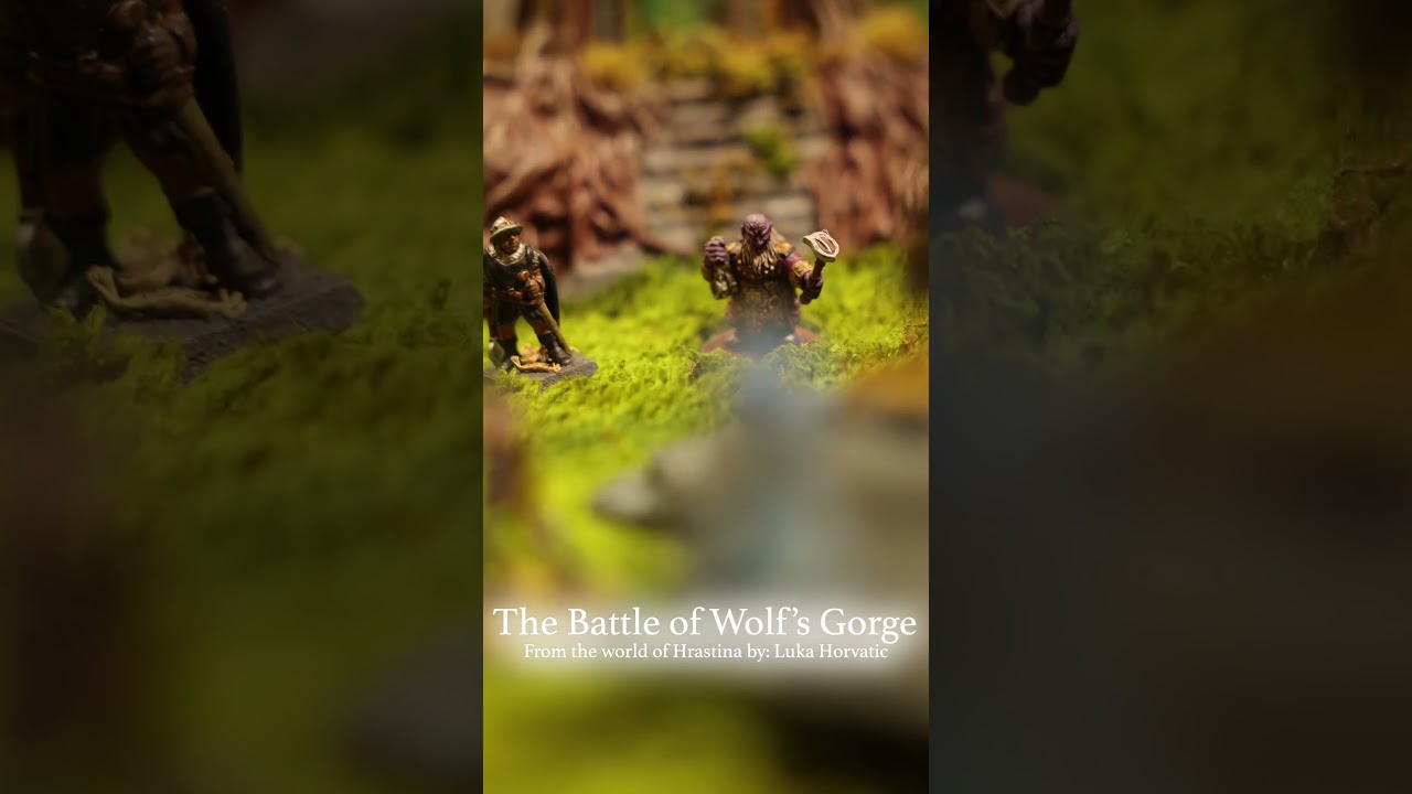 Epic Fantasy Diorama - The Battle of the Wolf’s Gorge  