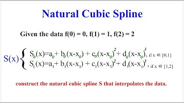 How to Construct a Natural Cubic Spline | Step-by-Step with Example