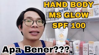 Ms Glow Hand Body SPF 100: Is It Real