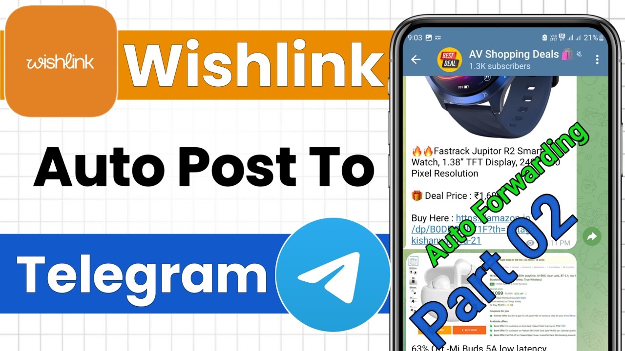 Wishlink auto post telegram | Wishlink auto forwarding post Telegram ...