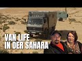 Wohnungslos. Kein Job mehr. Endlich frei. Thomas und Anja mit LKW Wohnmobil durch die Sahara Wüste.