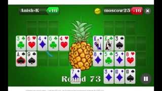 Open Face Chinese Poker (OFC) with Pineapple computer simulation screenshot 5