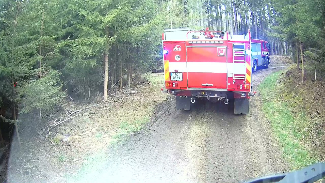 Výjezd: JSDH Zdislavice - Požár lesa, Vracovice 14.4.2021