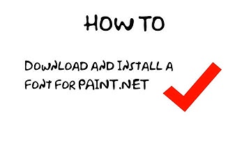 How to download and install fonts for Paint.net