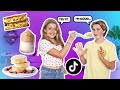 Testing VIRAL TikTok Food Hacks With My CRUSH **SHOCKING CHALLENGE** 🍔 |Claire Rocksmith