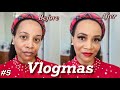VLOGMAS DAY 5 | Glam *UNEDITED* Holiday Makeup Look, Makeup Over 40, GRWM | Crystal Momon