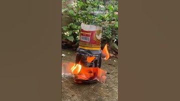 ✅DIY Stove from a Can – Easy Survival Hack