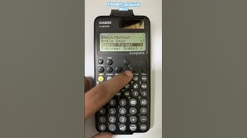 How to change number format in Casio fx-991 CW calculator #calculator #shorts