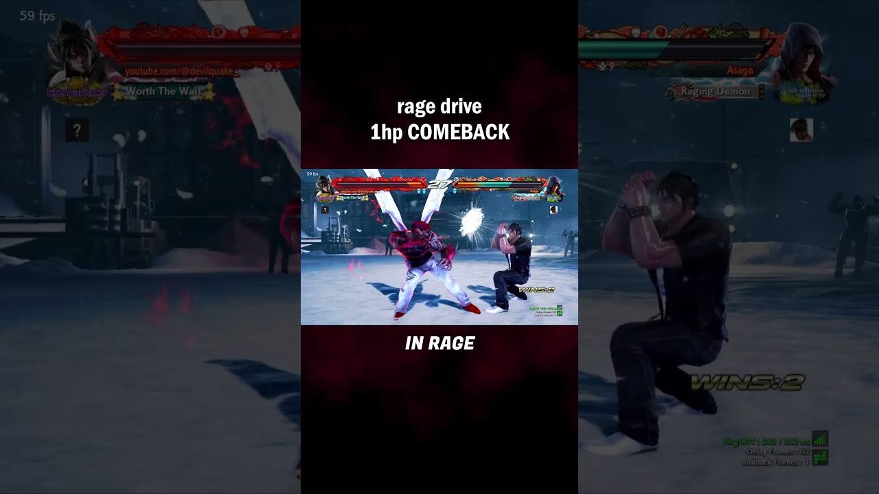 devil jin 1hp rage drive comeback 