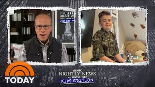 Famous Carson Daly’s Son Jackson Reports On NBC Nightly News Kids Edition | TODAY Wealth