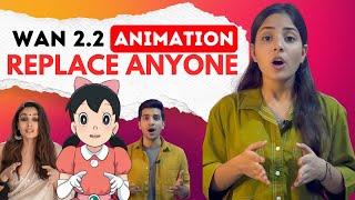 FREE AI Tool for Face Swap &amp; Character Replacement | Wan 2.2 Animation