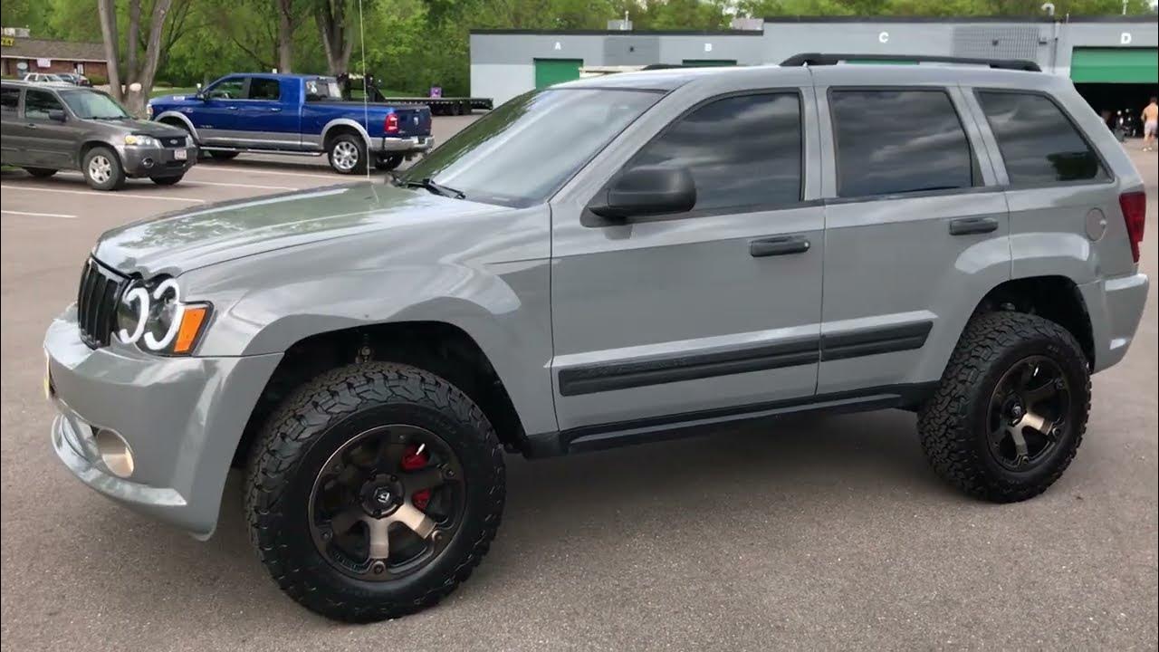 2006 Jeep Grand Cherokee Custom Lifted 4x4 SRT8 Bumper Conversion - YouTube