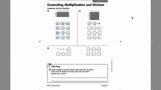 Connecting Multiplication and Division - Think Math: Chapter 2, Lesson 6